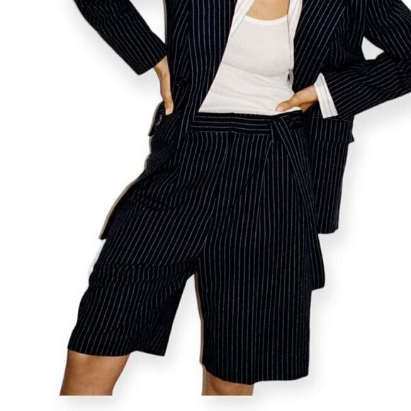 Isabel‎ Marant Joe  Striped Suspender Shorts, Size 34EU, 2022 collection - Picture 15 of 16